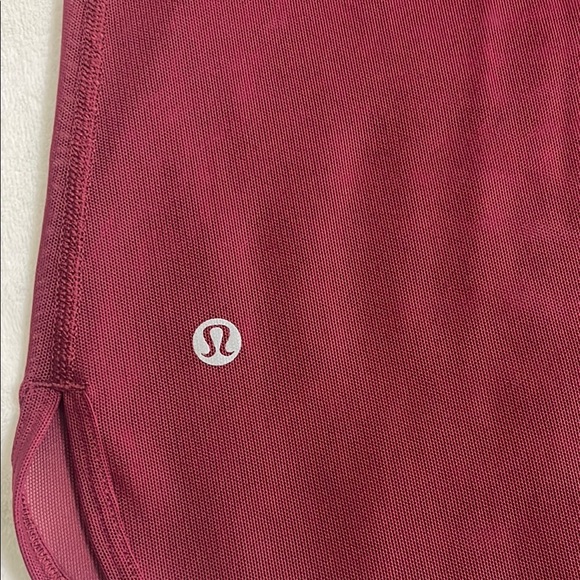 lululemon athletica Burgundy Sheer Tank Top - Picture 4 of 7